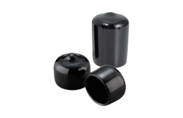 岩田製作所 保護キャップ 丸キャップ (六角穴付ボルト用)黒色(PVC/RoHS10)(HLDP-2-P)(パック入)